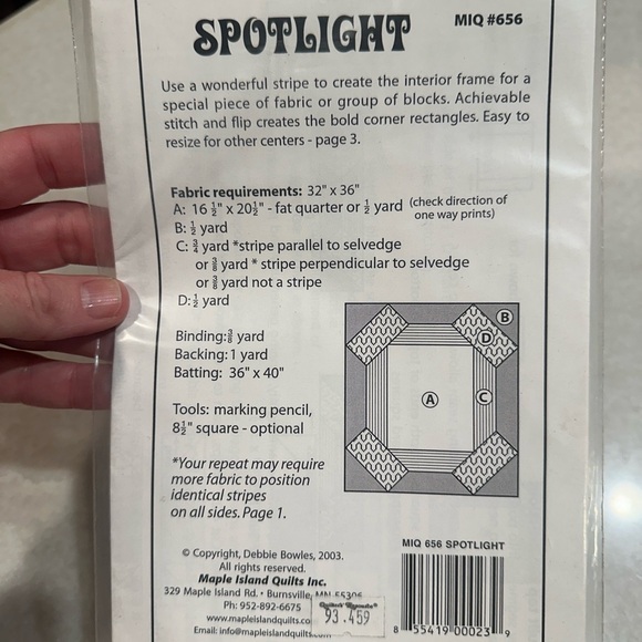 Spotlight Quilt Pattern - Picture 2 of 2